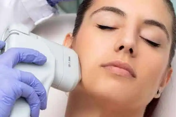 HIFU - Breakthrough in Anti - ageing 1 Image of woman having HIFU Wellingborough treatment