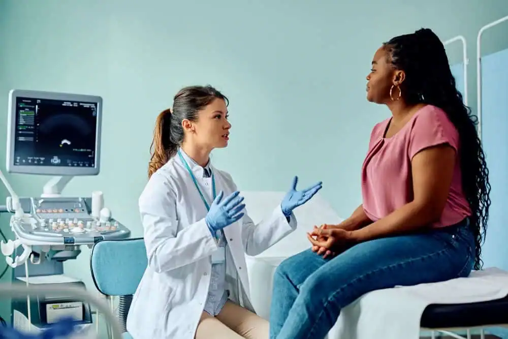 Rejuvenating Intimacy: Exploring Surgical Solutions for Vaginal Laxity 1 Woman have consultation about vaginal laxity Wellingborough